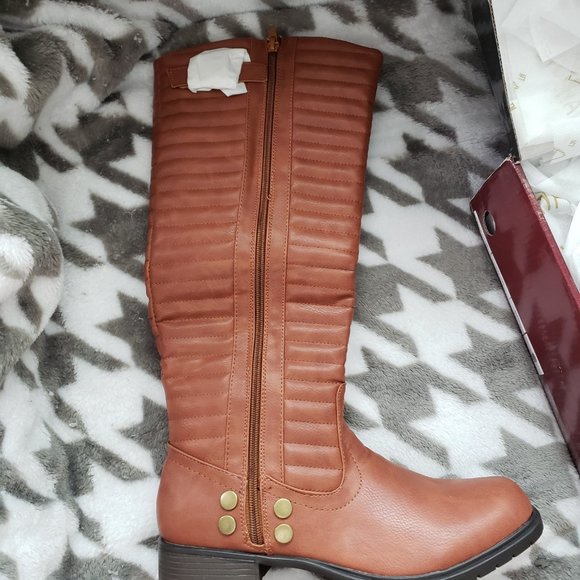 Liliana Kali Cognac Boots Size 9 - Picture 2 of 7